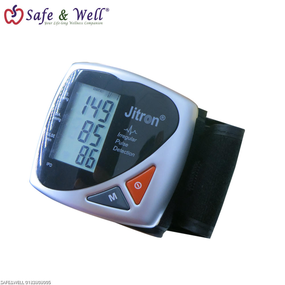 JITRON DIGITAL WRIST BLOOD PRESSURE MONITOR IPD (PENGUKUR TEKANAN